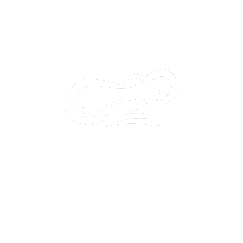 logo pepper og vanilje oslo hvit